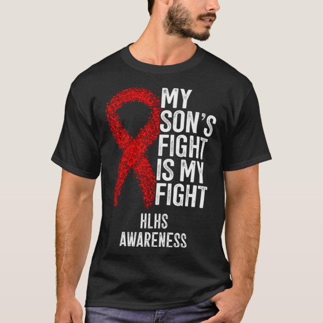 Cyanotic Heart Disease My Son's Fight Is My Fight  T-Shirt (Front)