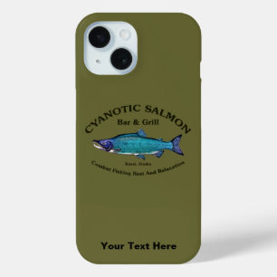 Cyanotic Salmon Bar & Grill iPhone 15 Case
