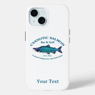 Cyanotic Salmon Bar & Grill iPhone 15 Case