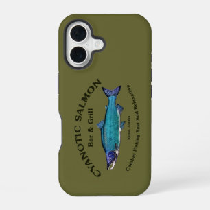 Cyanotic Salmon Bar & Grill iPhone 16 Case
