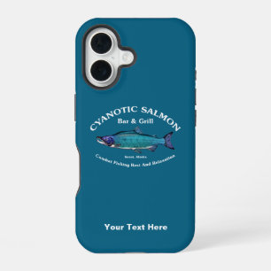 Cyanotic Salmon Bar & Grill iPhone 16 Case