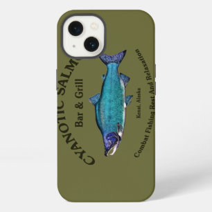 Cyanotic Salmon Bar & Grill iPhone Case