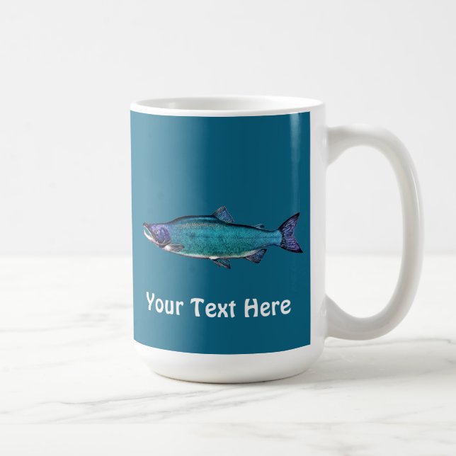 Cyanotic Salmon Coffee Mug (Right)