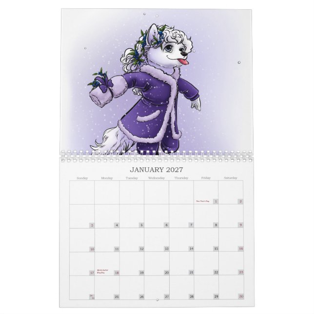 Cyantian Chronicles Calender Calendar (Jan 2027)