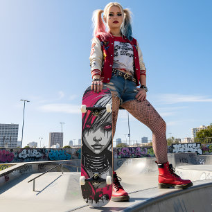 Cyber 2K Urban Emo Girl Skateboard Deck