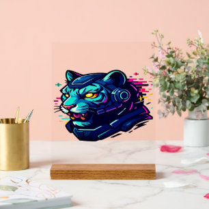 Cyber Animals – Futuristic Creatures of the Digita Acrylic Sign