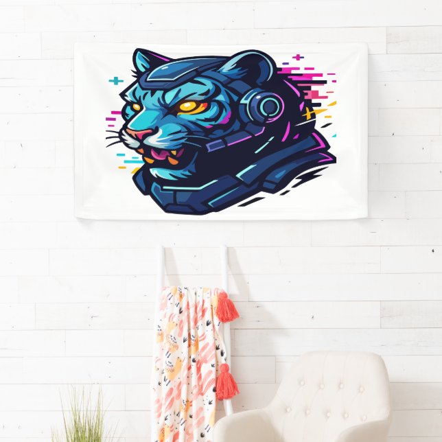 Cyber Animals – Futuristic Creatures of the Digita Banner (Insitu)