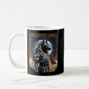 Cyber Anubis – Ancient Guardian of the Stars Coffee Mug