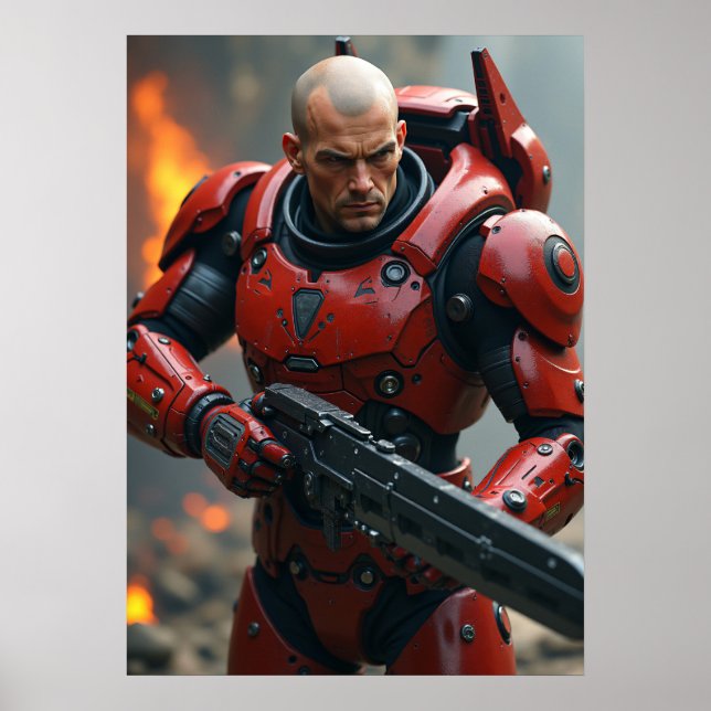 Cyber Ares: Crimson War Engine Poster (Front)