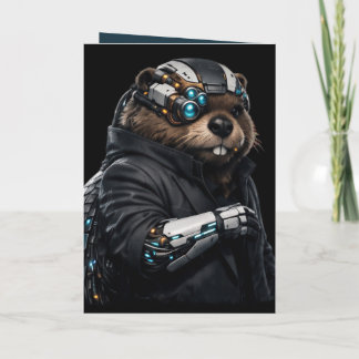 Cyber Beaver Card