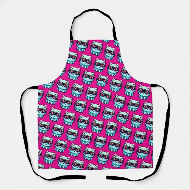 Cyber Cat Apron (Front)