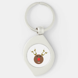 Cyber Christmas Reindeer Keychain