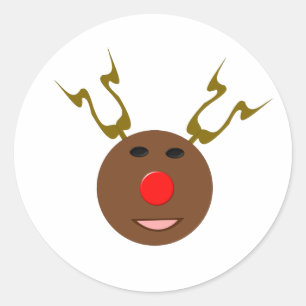 Cyber Christmas Reindeer Stickers