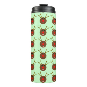 Cyber Christmas Reindeer Thermal Tumbler