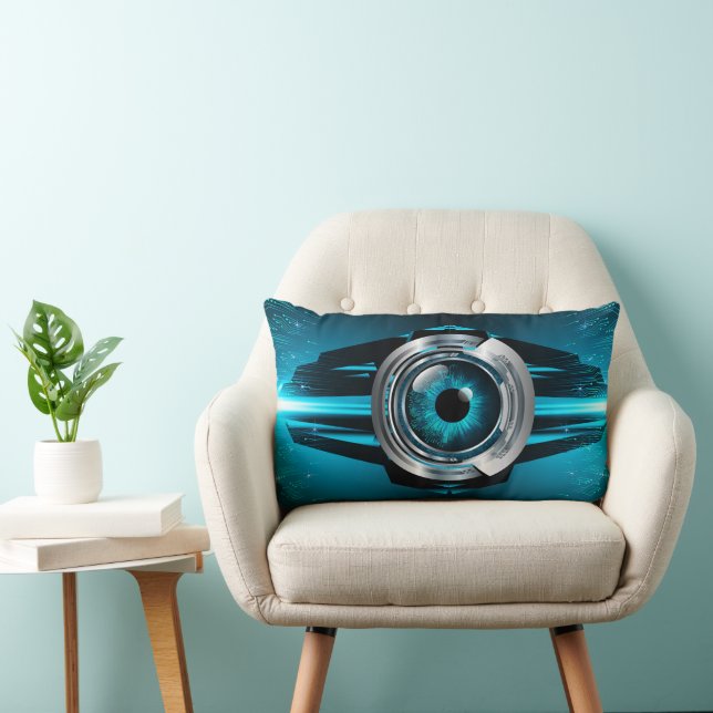 Cyber Circuit Eye Lumbar Cushion (Chair)