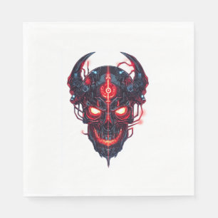 Cyber Demon Skull Lord Napkin