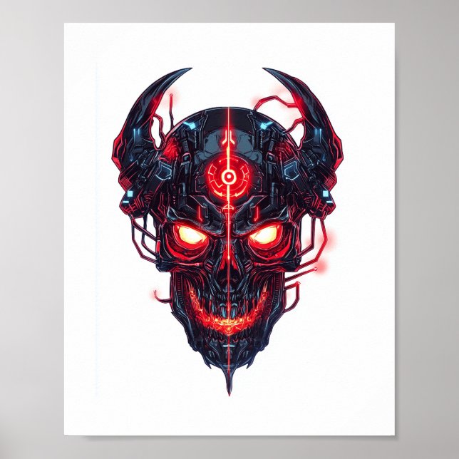 Cyber Demon Skull Lord Poster (Front)