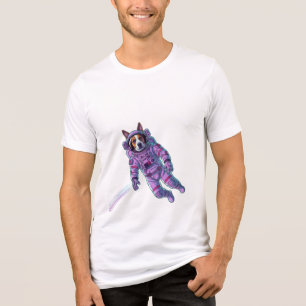Cyber Dog Astronaut T-Shirt Tri-Blend Shirt
