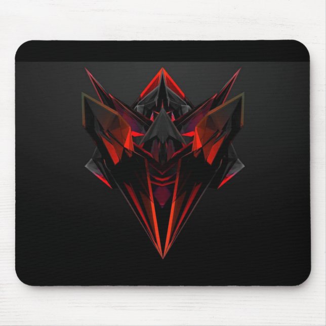 Cyber Force Gaming Mousepad (Red) (Front)