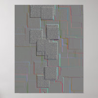 "Cyber Gothic" Geometric Art