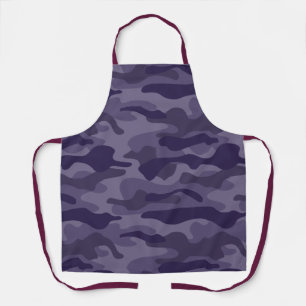 Cyber Grape Monocolor Camo Apron