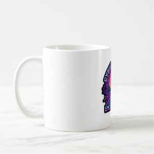 Cyber Horizons Endless Drive - 80s Retro Synthwave Coffee Mug