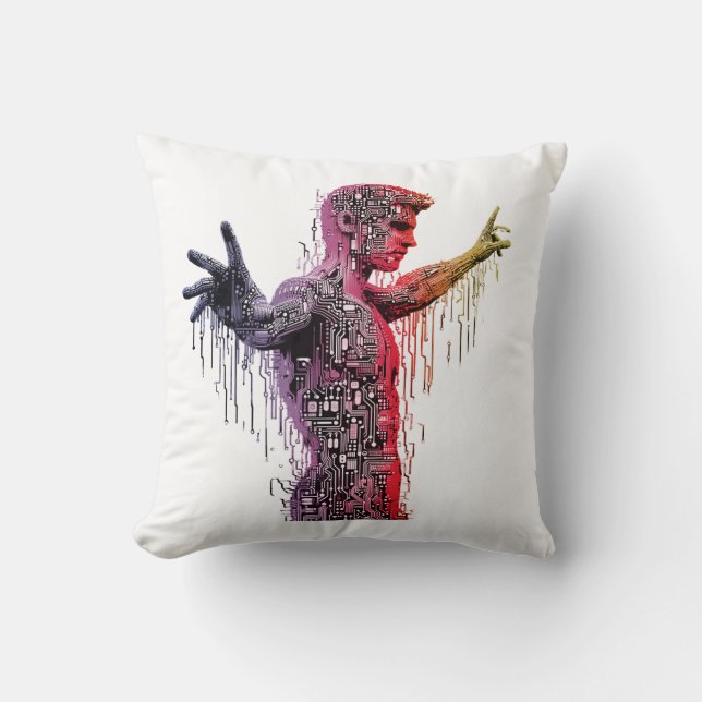 Cyber Human Cushion (Front)