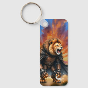 Cyber Lion of the Wastelands Key Ring