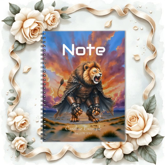 Cyber Lion of the Wastelands  Notebook (Creator Uploaded)