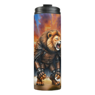 Cyber Lion of the Wastelands  Thermal Tumbler