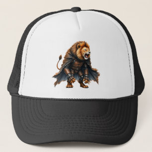 Cyber Lion of the Wastelands Trucker Hat