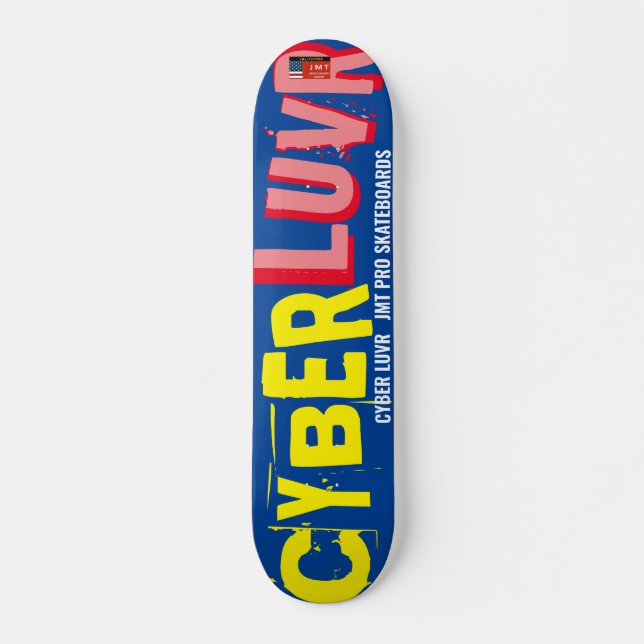 CYBER LUVR   JMT 7 3/4" Skateboard Deck (Front)