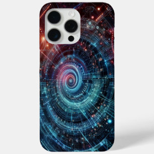 Cyber Matrix: neon matrix theme iPhone 15 Pro Max Case