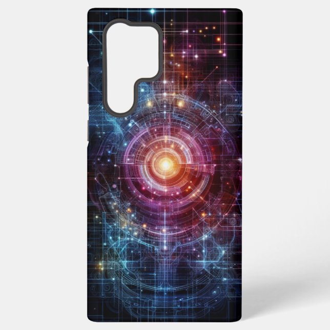 Cyber Matrix Samsung Galaxy S22 Ultra Case (Back)