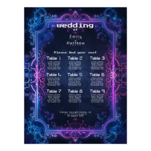 Cyber-Mediaeval Fusion Wedding Poster