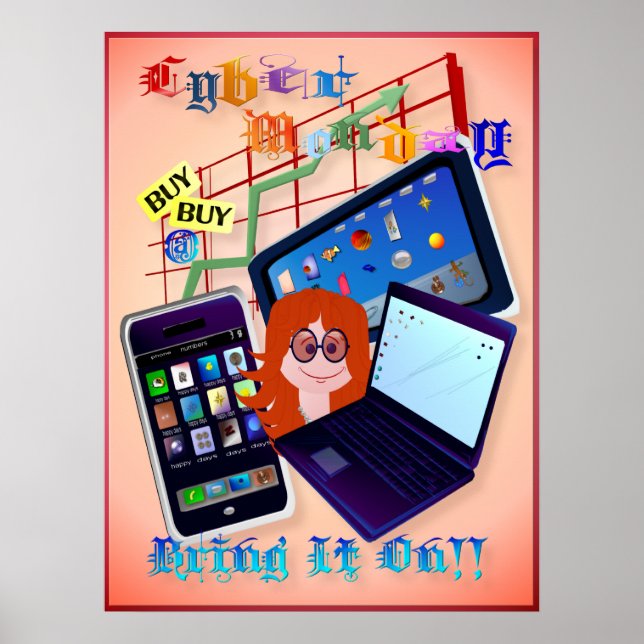 Cyber Monday-Bring It On!  Ties Poster (Front)