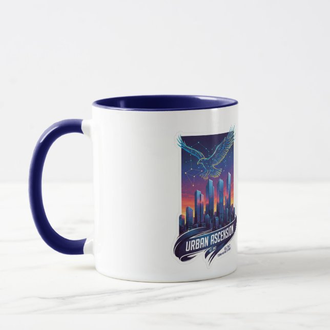 Cyber-Nature Vector Mug (Left)