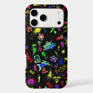 Cyber Neon Graffiti Dark