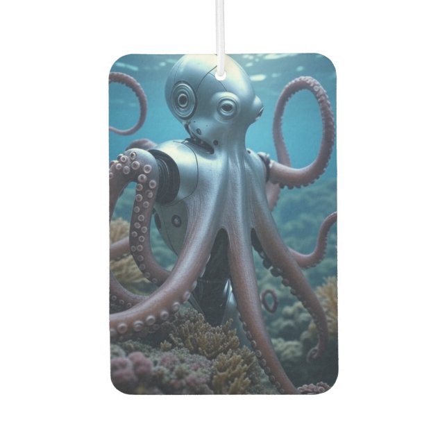 Cyber Octopus car air freshener (Front)