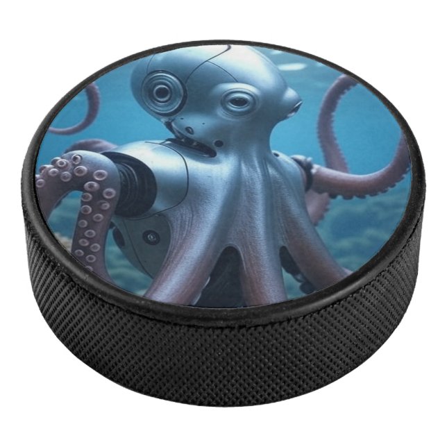 Cyber Octopus hockey puck (3/4)