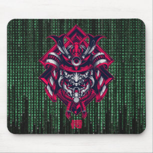 Cyber Oni Code – Retro Future Power Mouse Pad