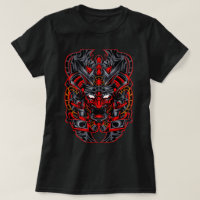 Cyber Oni Samurai Mask