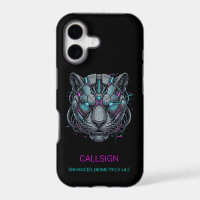 Cyber Panther iPhone 17 Tough Case
