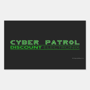 Cyber Patrol Rectangular Sticker