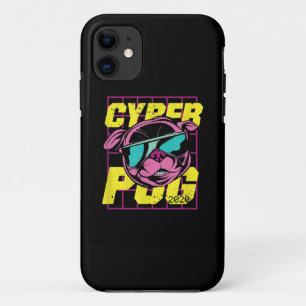 Cyber Pug   Cool Pug Dog iPhone 11 Case
