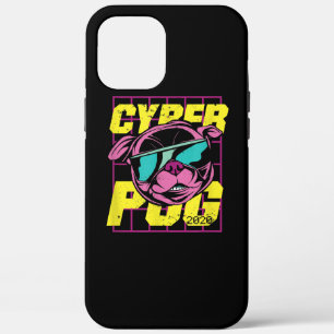 Cyber Pug   Cool Pug Dog iPhone 12 Pro Max Case