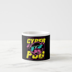 Cyber Pug Cool Pug Dog Espresso Cup