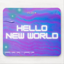 Cyber punk mouse pad