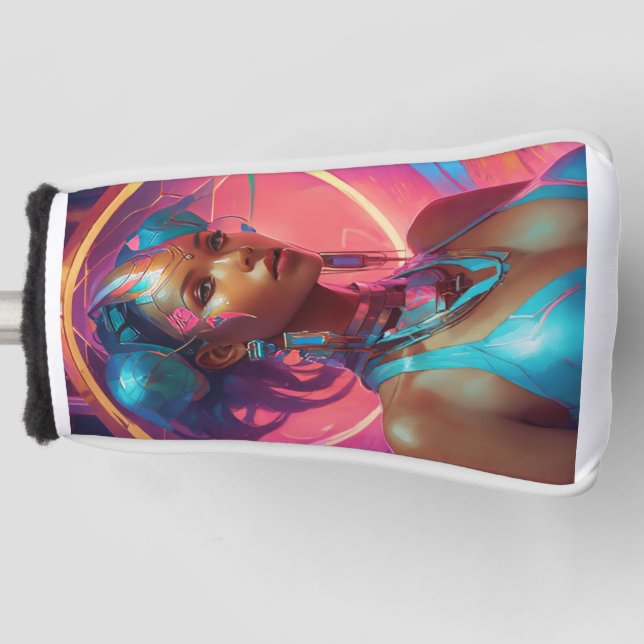 Cyber Queen Golf Head Cover (Front)