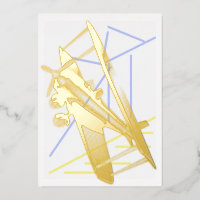 Cyber Red Popcorn Anime Bi-Plane flying amidst
